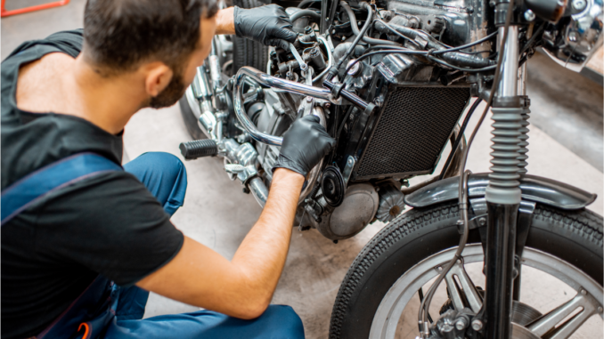 Professionnel entretien Moto