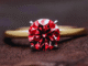 bague rubie rouge