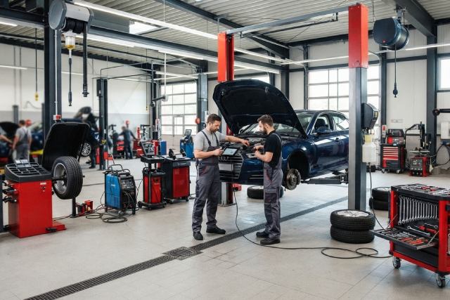 garage automobile
